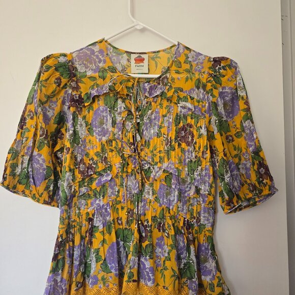 Farm Rio Capri Peplum Top NWT - Picture 2 of 12